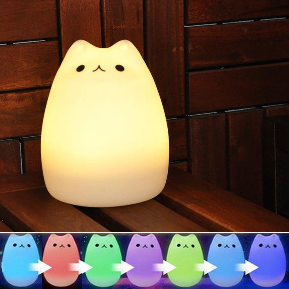 PurrfectGlow™ Cute Kitten Night Lamp