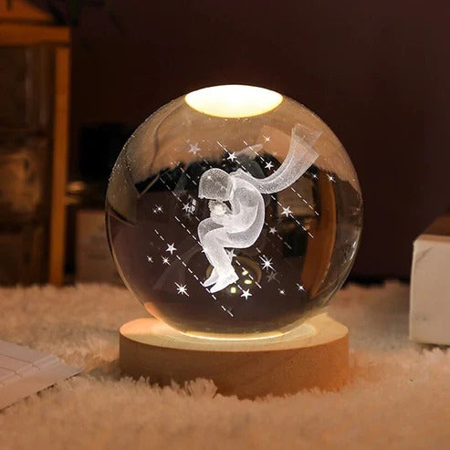 LumiOrb™ 3D Little Prince Crystal Ball Night Light